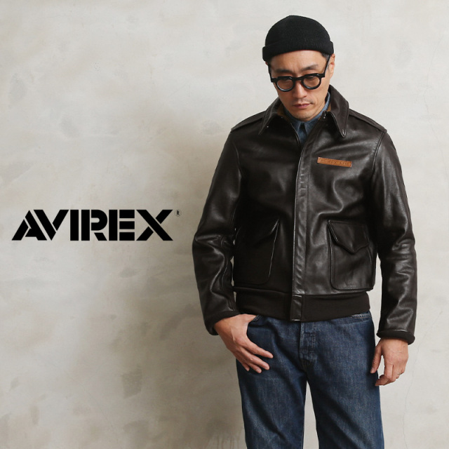 【8月25日前後で発送予定】AVIREX アビレックス 2191000 A-2 レザーフライトジャケット MADE IN USA【7833250044】【7834950009】【キャンペーン対象外】【T】