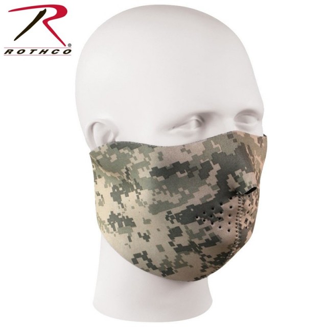★カートで割引対象品★ROTHCO ロスコ リバーシブル ハーフマスク ACU Digital Camo 【2210】【T】