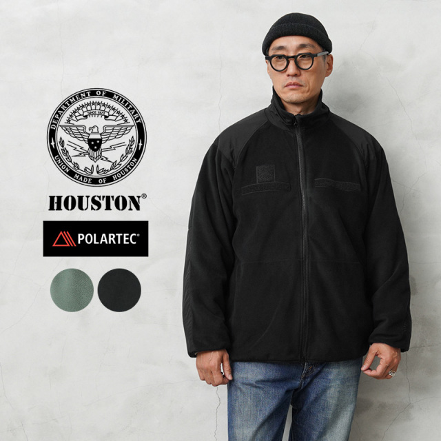 ★カートで割引対象品★HOUSTON ヒューストン 22146 POLARTEC GEN3 FLEECE JACKET ポーラテック フリース ジャケット【R】