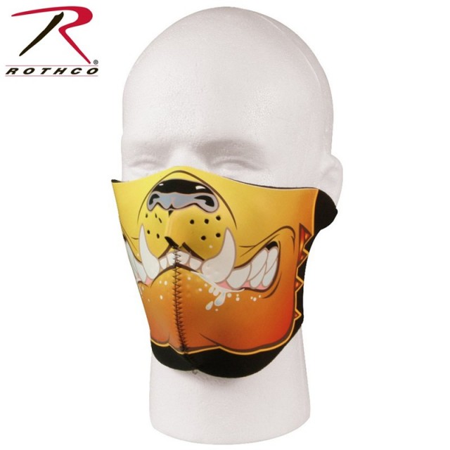 ★カートで割引対象品★ROTHCO ロスコ リバーシブル ハーフマスク Bulldog 【2218】【T】