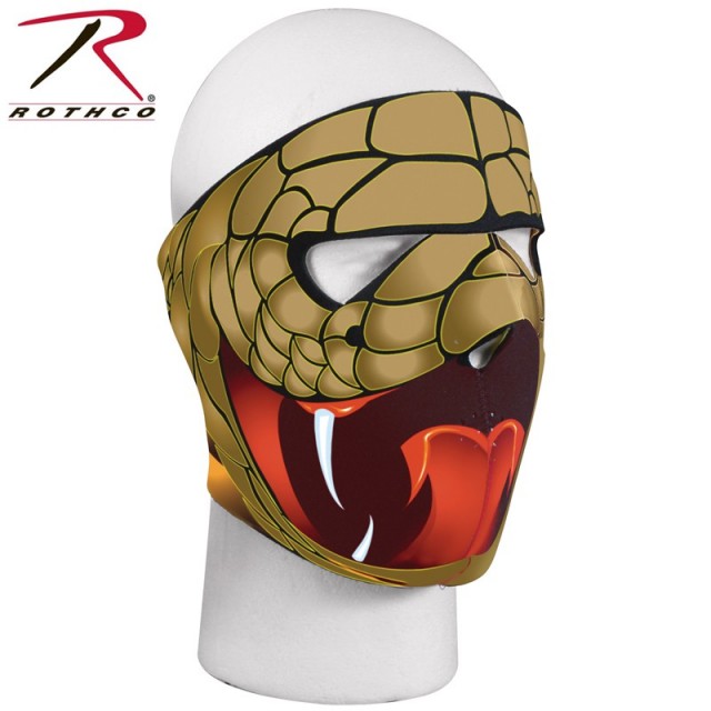 ★カートで割引対象品★ROTHCO ロスコ リバーシブル フェイスマスク Cobra 【2219】【T】