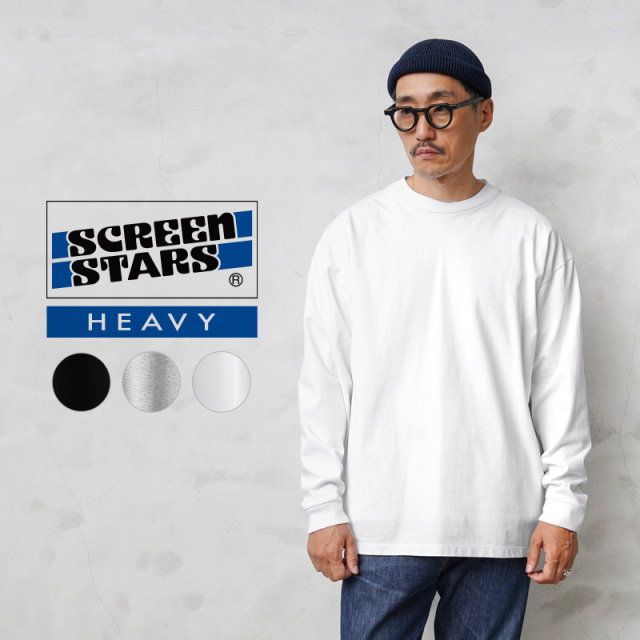 ★カートで割引対象品★【即日出荷対応】SCREEN STARS スクリーンスターズ 001SS SCREEN STARS HEAVY ヘビー ロングスリーブ Tシャツ【Sx】【T】