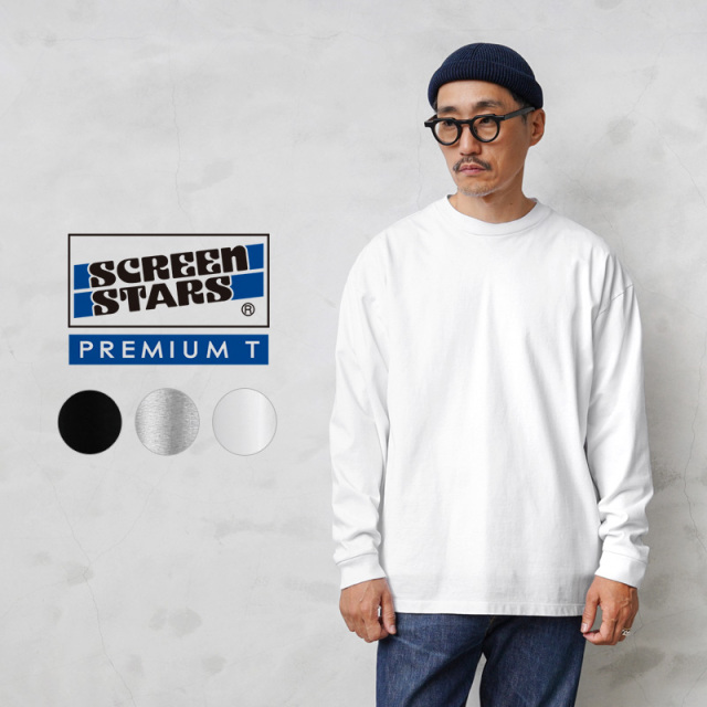 ★カートで割引対象品★【即日出荷対応】SCREEN STARS スクリーンスターズ 001SS SCREEN STARS PREMIUM プレミアム ロングスリーブ Tシャツ【Sx】【T】