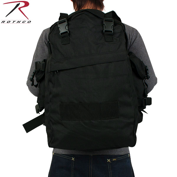 ★カートで割引対象品★ROTHCO ロスコ G.I. PLUS SPECIAL FORCES アサルトバックパック ブラック【2280】【T】