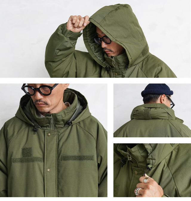最終！ ARMY TWILL ほこれ パディングコートPADDING coat