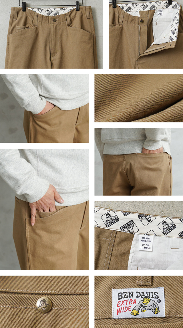 BEN DAVIS ベンデイビス T-23180009 EXTRA WIDE C-PANTS