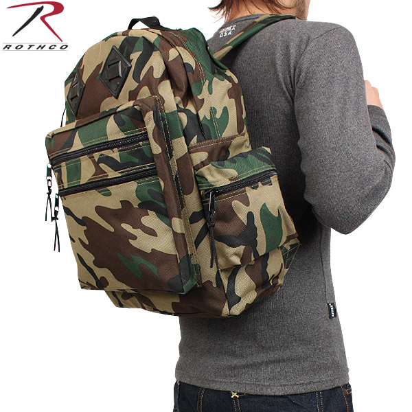 ★カートで割引対象品★ROTHCO ロスコ デラックス　ウォーター　レジスタント デイパック 迷彩【2334】【T】