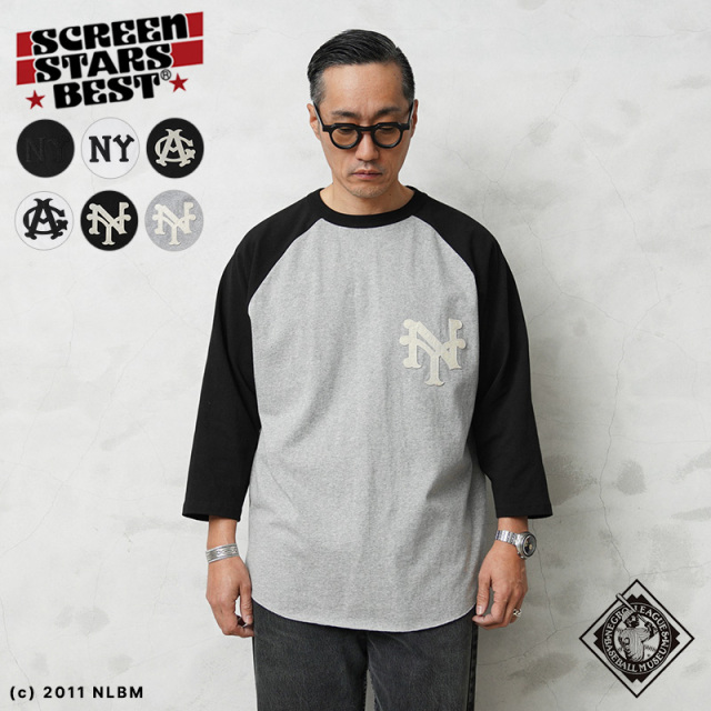 【即日出荷対応】SCREEN STARS スクリーンスターズ 2421-SSNG SCREEN STARS BEST 七分袖 ニグロリーグ ラグランスリーブ Tシャツ【キャンペーン対象外】【T】