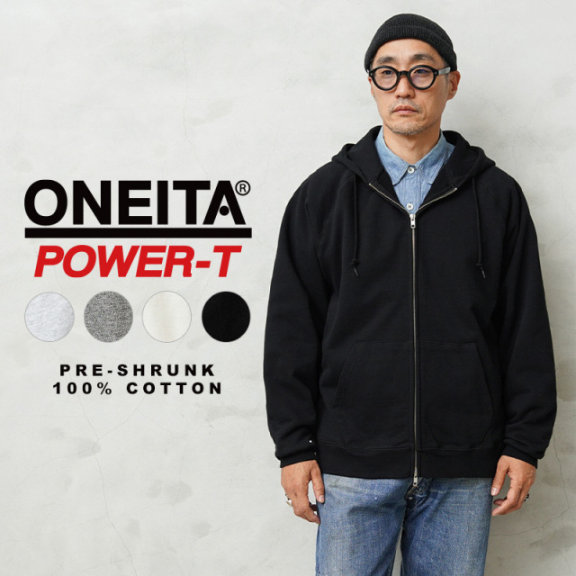 ★カートで割引対象品★【即日出荷対応】ONEITA オニータ 2423-026ON POWER-SWEAT パワースウェット ジップアップ フーディー【T】