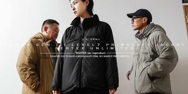 米軍 ECWCS GEN III LEVEL7 PRIMALOFT ジャケット PERTEX UNLIMITED 