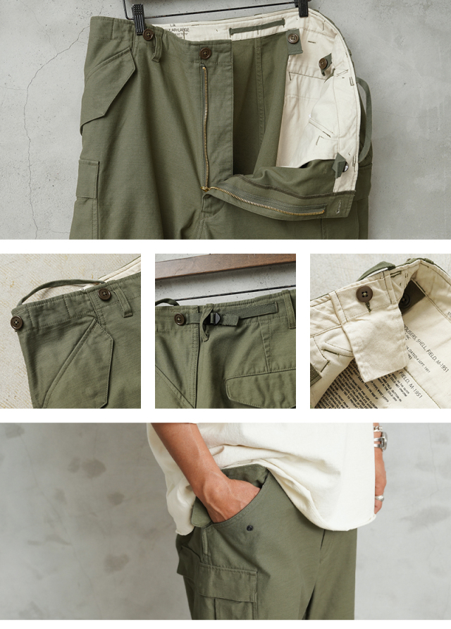 米軍 M-51 フィールドカーゴパンツ WAIPER.inc【24WP1013】