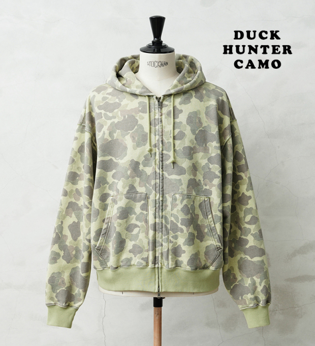 SCREEN STARS×WAIPER 2523-440WP ジップアップ フーディ VINTAGE CAMO