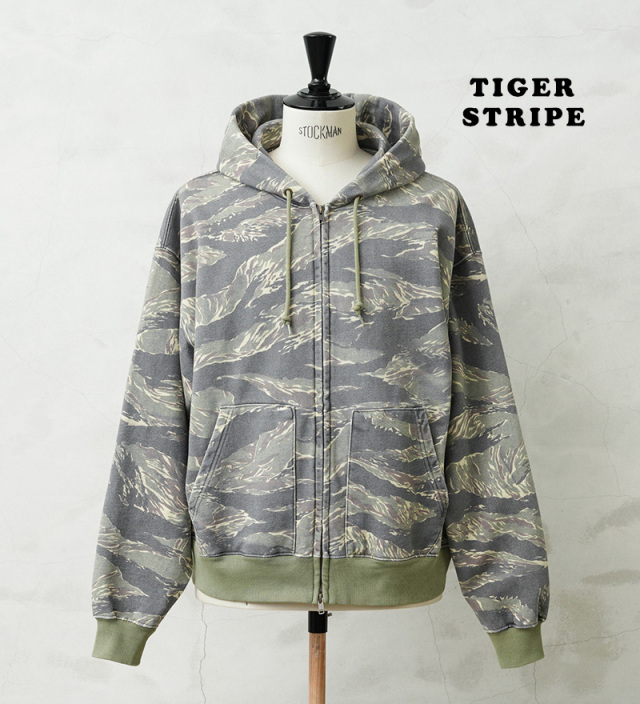 SCREEN STARS×WAIPER 2523-440WP ジップアップ フーディ VINTAGE CAMO