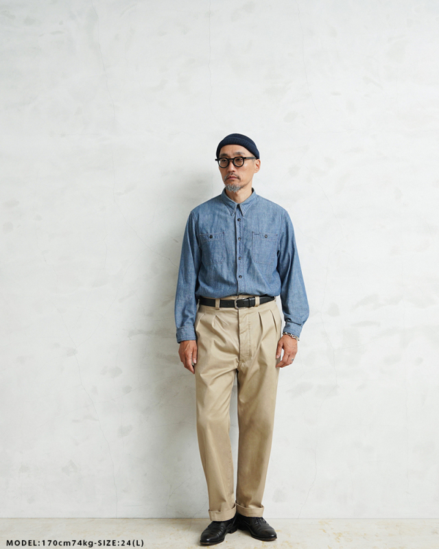 WAIPER M-52 WP1003 ベージュ　チノパンツ wp106_5.jpg