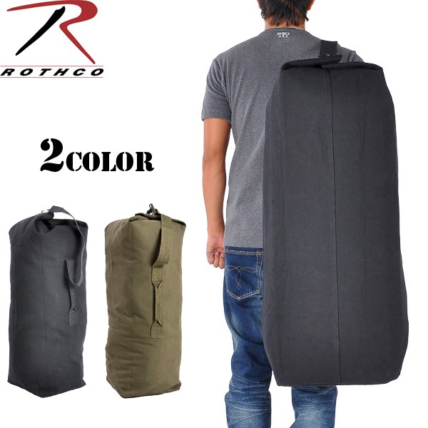 ★カートで割引対象品★ROTHCO ロスコ トップロード キャンバス ダッフル バッグ JUMBO（中）【T】