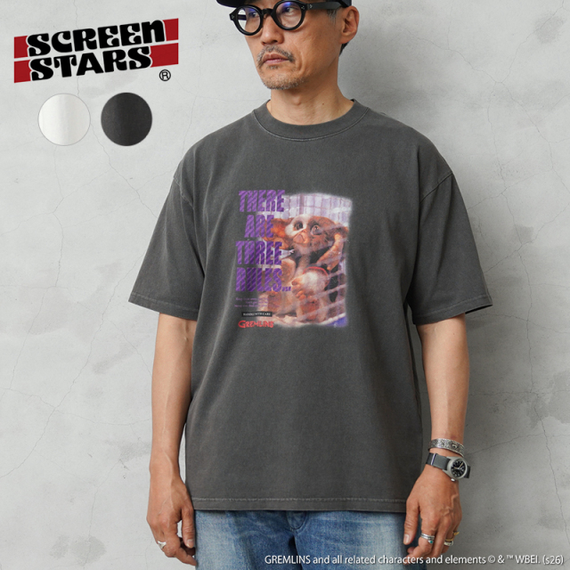 SCREEN STARS スクリーンスターズ 2622-SSMVGM1 S/S クルーネック Tシャツ / GREMLiNS グレムリン / THREE RULES【キャンペーン対象外】【T】