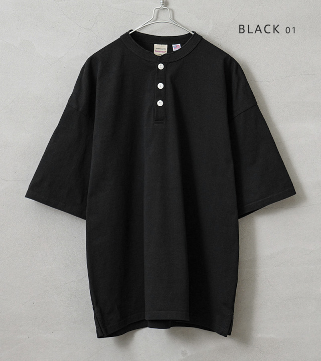 Goodwear グッドウェア 2W7-13243 USAコットン S/S ヘンリー