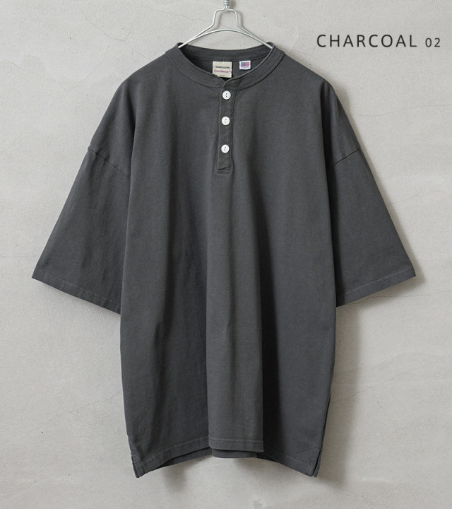 Goodwear グッドウェア 2W7-13243 USAコットン S/S ヘンリー