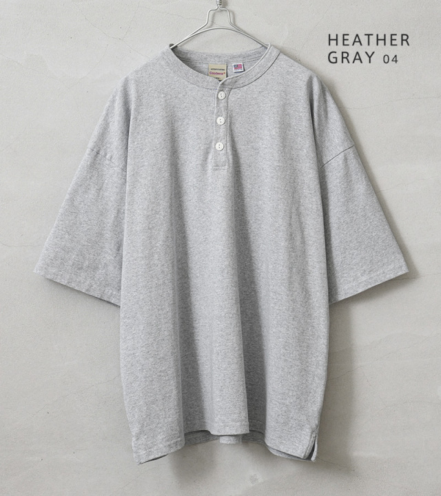 Goodwear グッドウェア 2W7-13243 USAコットン S/S ヘンリー