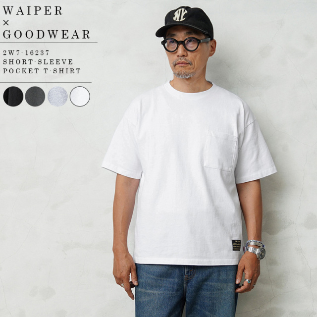 WAIPER×Goodwear 2W7-16237 S/S ポケット 半袖 Tシャツ【キャンペーン対象外】【T】