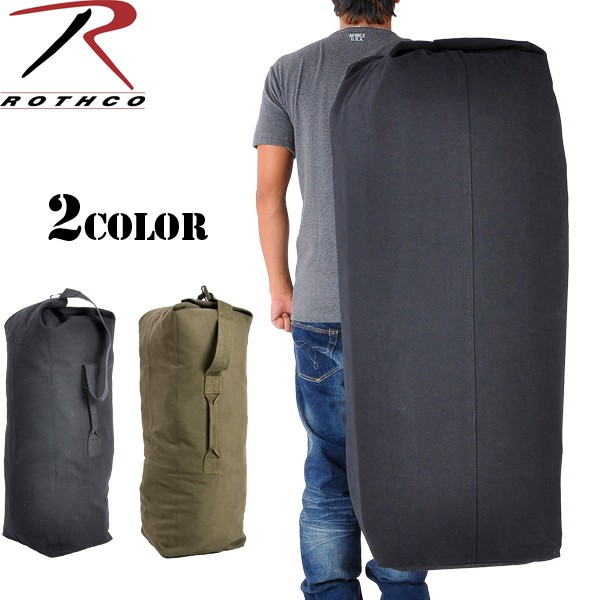 ★カートで割引対象品★ROTHCO ロスコ トップロード キャンバス ダッフル バッグ GIANT（大）【T】