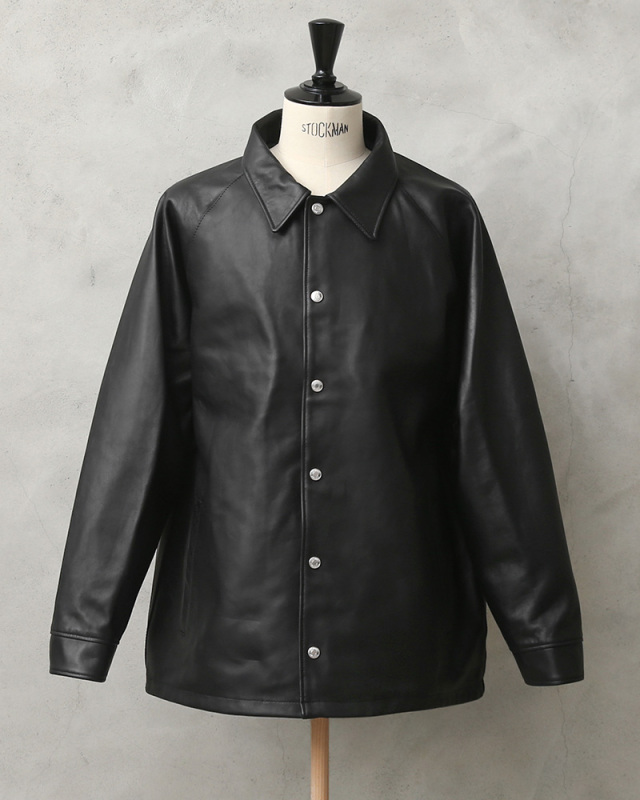 ショット（Schott）/LEATHER COACH JACKET／レザーコーチジャケット