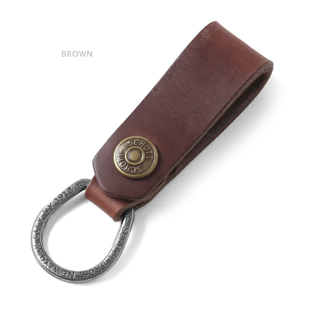 Schott ショット 3129008 レザーキーホルダー