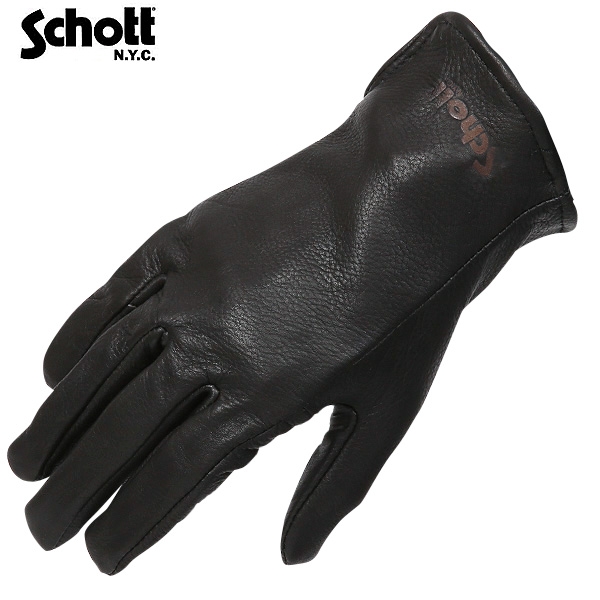 Schott ディアスキンレザーグローブ Schott ショット ディアスキングローブ 3129052 手袋