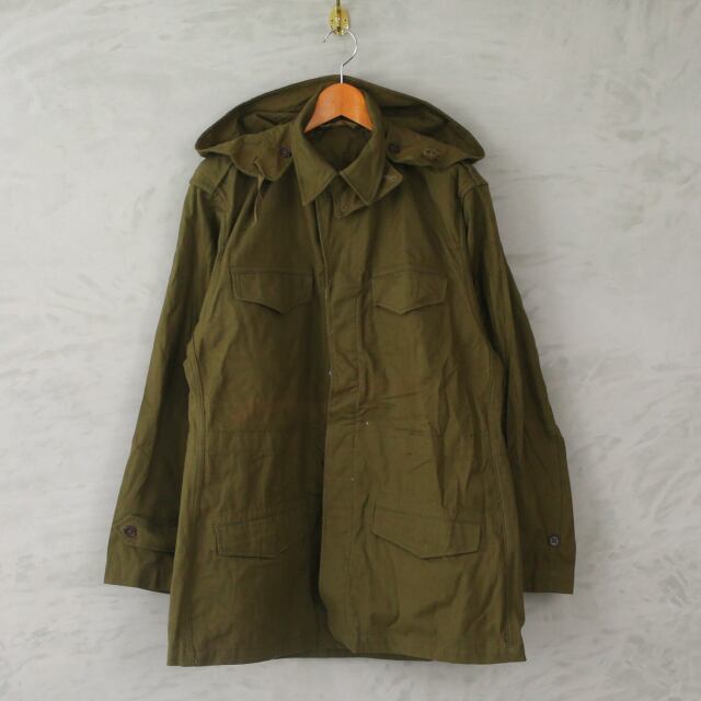 実物 USED フランス軍 M-47 フィールドジャケット 前期型【イレギュラー】【00334】【T】【キャンペーン対象外】 ミリタリー