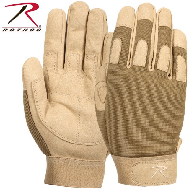 ★カートで割引対象品★ROTHCO ロスコ  ライトウェイト All Purpose Duty グローブ Coyote Brown【3421】【T】