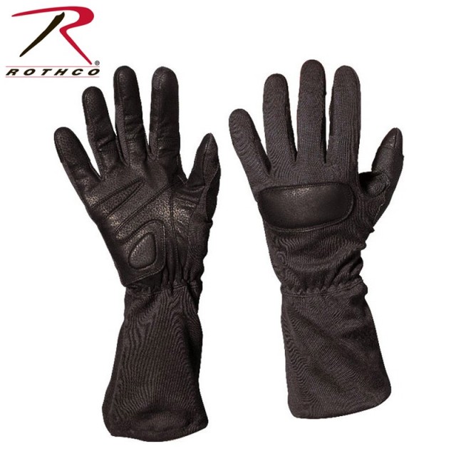 ★カートで割引対象品★ROTHCO ロスコ SPECIAL FORCES CUT RESISTANT タクティカルグローブ BLACK 【3461】【T】