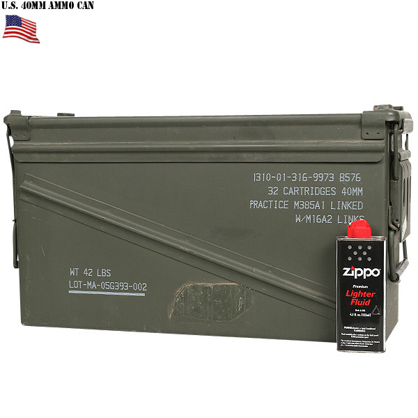 米軍 40MM AMMO CAN アンモボックス 弾薬箱 米軍放出品