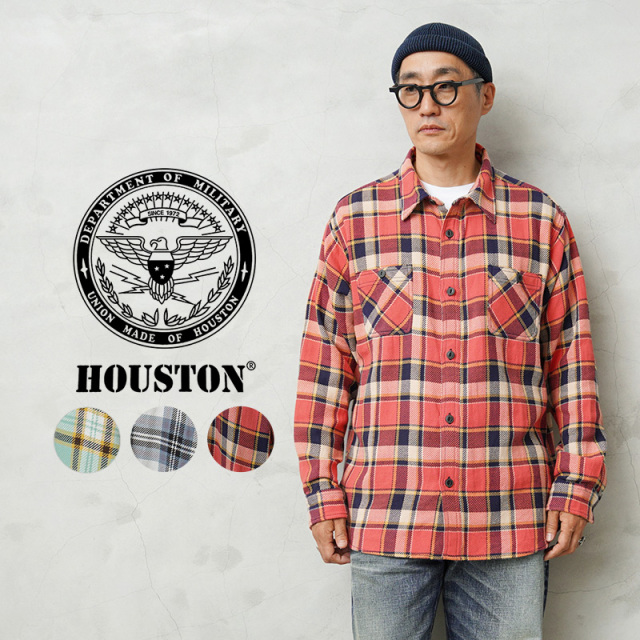 【8月25日前後で発送予定】★カートで割引対象品★HOUSTON ヒューストン 41142 SOFT TWIST ビエラシャツ【R】