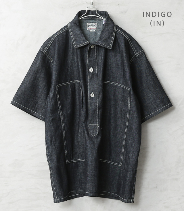 HOUSTON ヒューストン 41343 U.S. COTTON DENIM S/S U.S. ARMY
