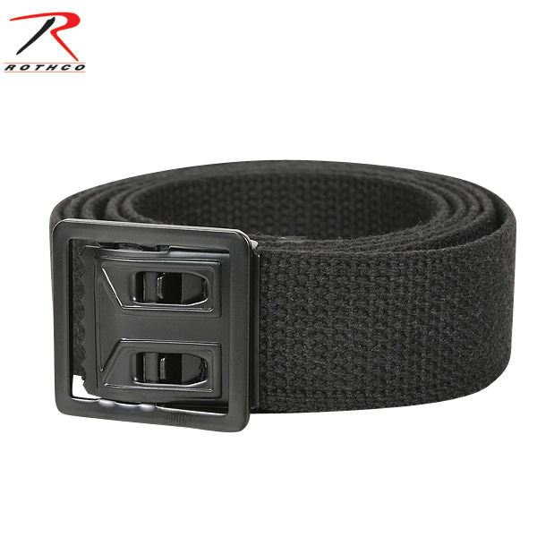 ★カートで割引対象品★ROTHCO ロスコ MILITARY WEB ベルト OPEN FACE BUCKLE BLACK【4292】【T】