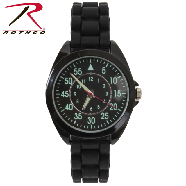 ★カートで割引対象品★ROTHCO ロスコ ミリタリーウォッチ シリコンストラップ 【4337】【T】