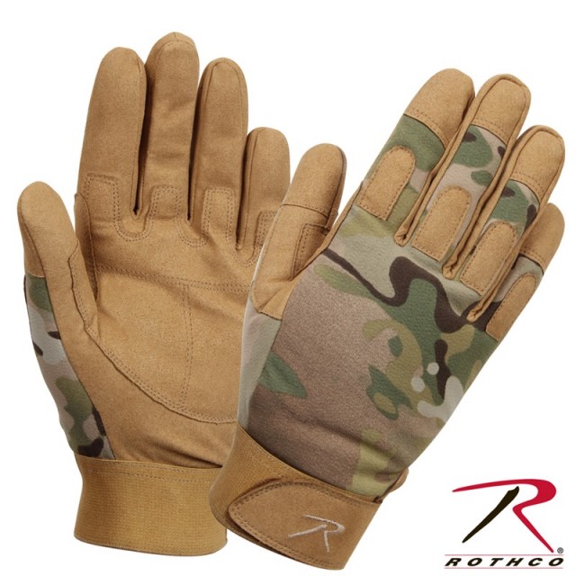 ★カートで割引対象品★ROTHCO ロスコ  ライトウェイト All Purpose Duty グローブ MultiCam【4426】【T】