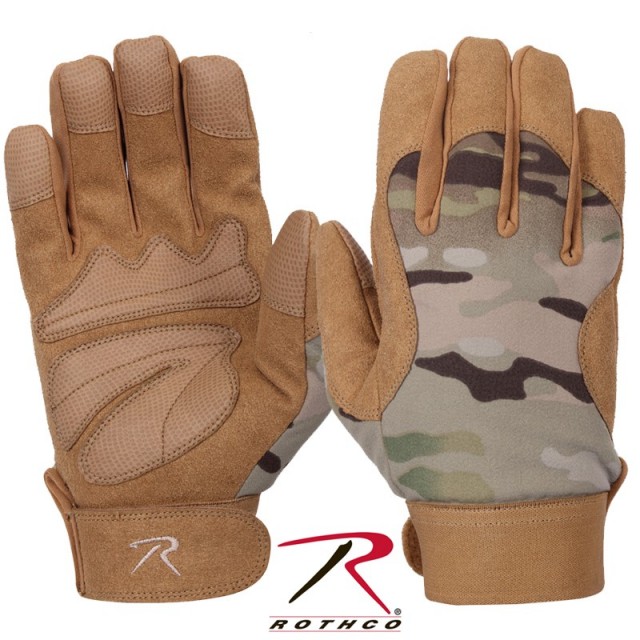 ★カートで割引対象品★ROTHCO ロスコ  Mechanics グローブ MultiCam 【4434】【T】