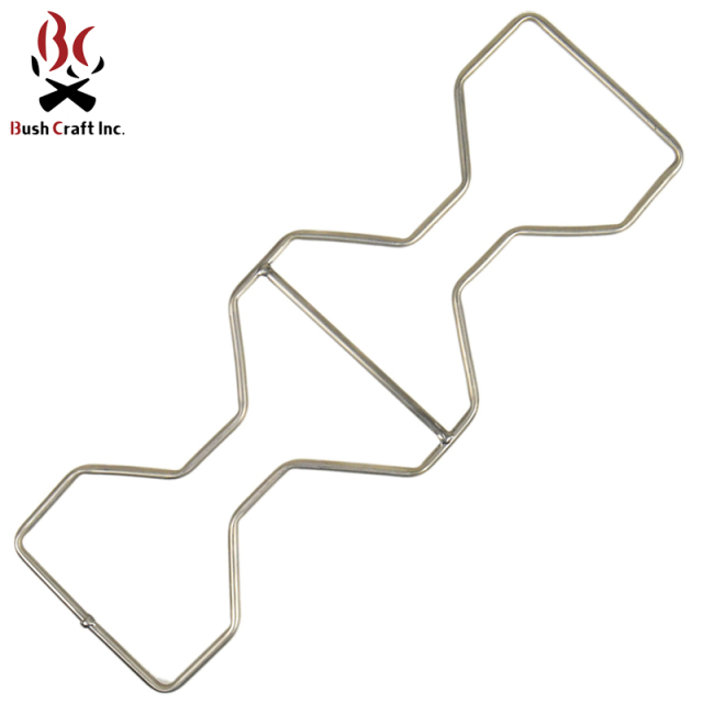 ★カートで割引対象品★Bush Craft Inc. ブッシュクラフト たき火（焚き火）ゴトク Pro（純チタン中空パイプ） 【Sx】【T】