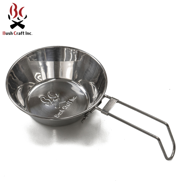 ★カートで割引対象品★Bush Craft Inc. ブッシュクラフト フォールディングステンレスシェラカップ【Sx】【T】