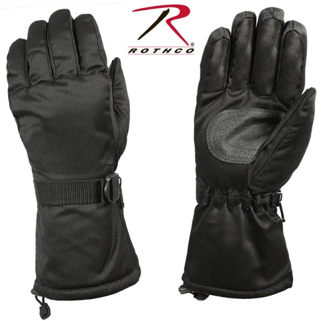 ★カートで割引対象品★ROTHCO ロスコ エクストラ ロング INSULATED グローブ BLACK【4756】【T】