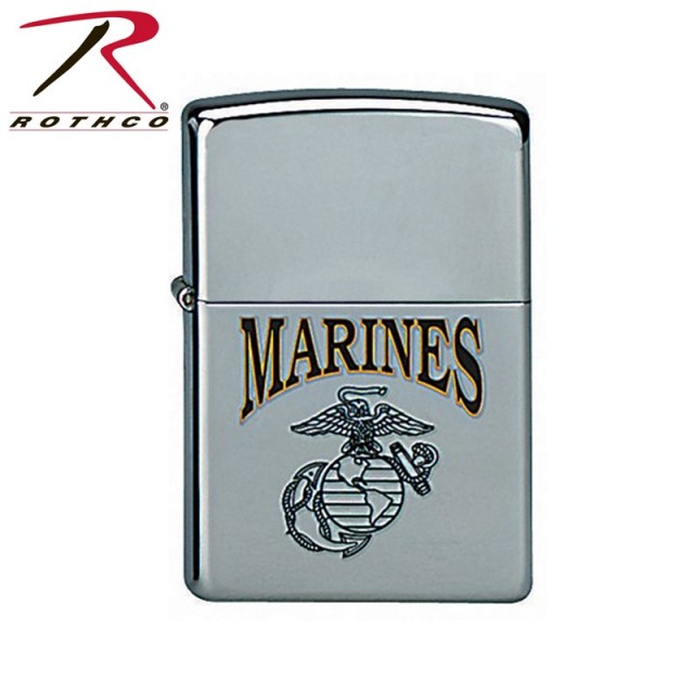 ★カートで割引対象品★ROTHCO ロスコ Marine Globe & Anchor Zippo ライター 【4771】【T】