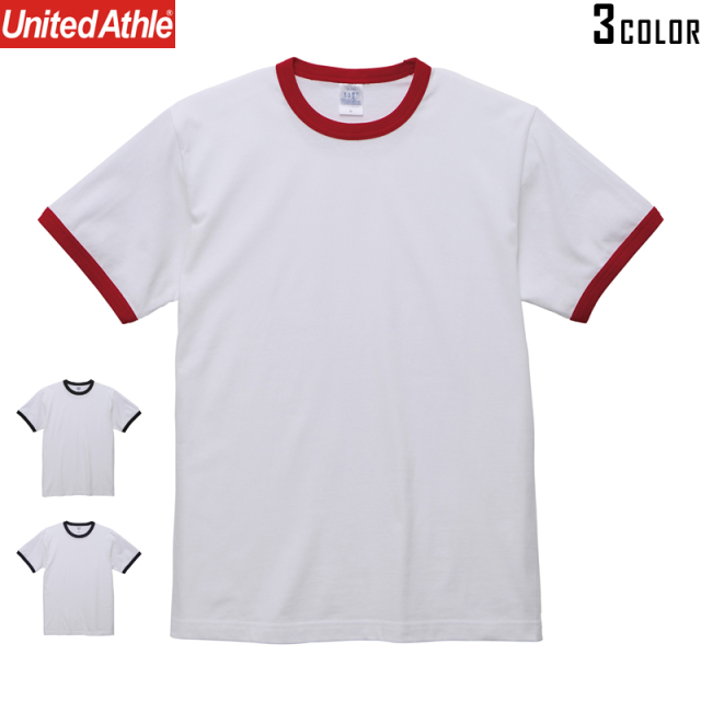 ★カートで割引対象品★【ネコポス便対応】【メーカー取次】 United Athle ユナイテッドアスレ 5.6オンス リンガー Tシャツ [5030] 半袖【T】