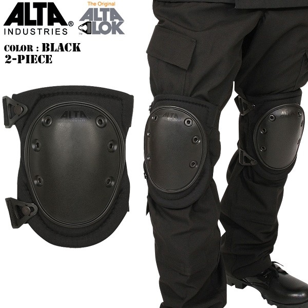 【8月25日前後で発送予定】ALTA アルタ FLEX タクティカルニーパッド AltaLok BLACK【50413.00】【キャンペーン対象外】【T】