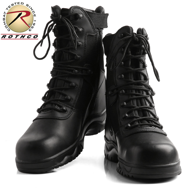★カートで割引対象品★ROTHCO ロスコ FORCED ENTRY 8 SIDE ZIPPER COMPOSITE TOE タクティカルブーツ【5063】【T】