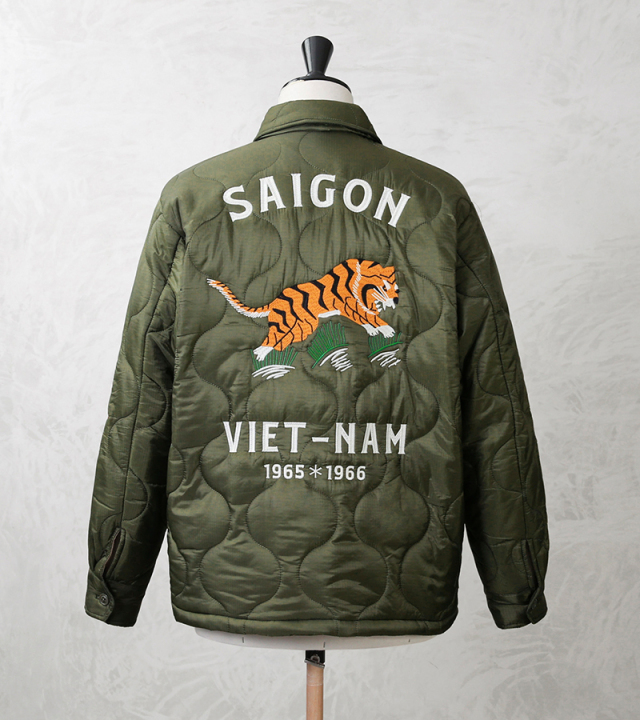 HOUSTON ヒューストン NYLON RIP QUILTING VIETNAM JACKET HOUSTON ヒューストン NYLON RIP QUILTING VIETNAM JACKET