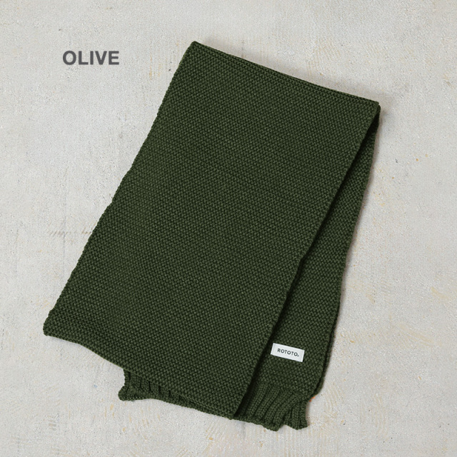 ROTOTO ロトト R5131 CHUNKY GARTER MUFFLER チャンキー