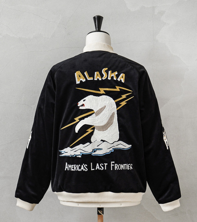 HOUSTON ヒューストン 51386 別珍 スーベニアジャケット ALASKA