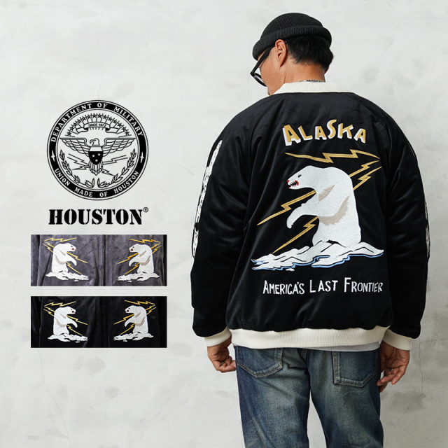 HOUSTON ヒューストン 51616 VELVETEEN SOUVENIR JACKET（ALASKA）別珍 スーベニアジャケット【T】