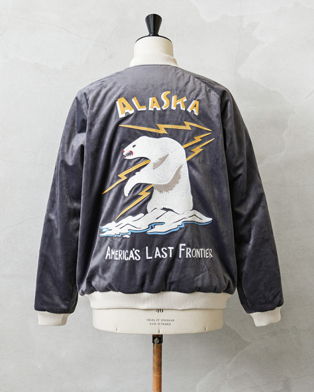 HOUSTON ヒューストン 51616 VELVETEEN SOUVENIR JACKET（ALASKA）別珍